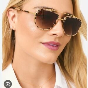 KREWE Breton Tortoise Shell Sunglasses